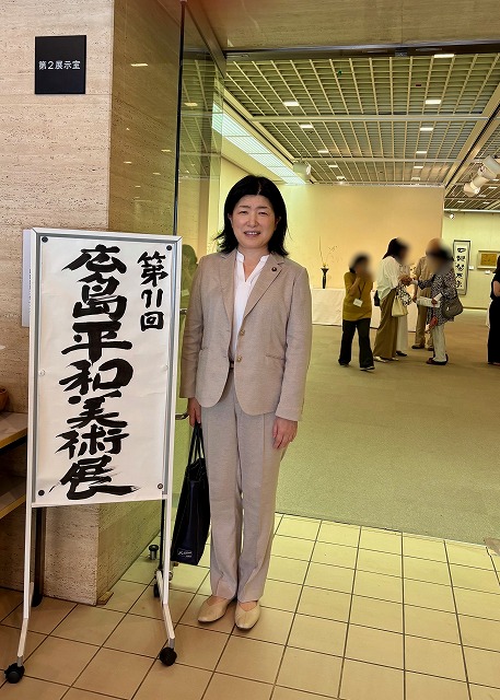 門田佳子＠世界平和美術展